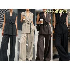 批发无袖<b class='q'>职业</b><b class='q'>套装</b><b class='q'>女</b>夏季2026新款老钱风气质高级感淡人高知穿搭一整套