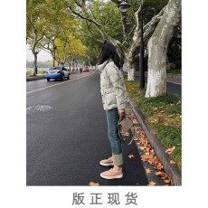 批发『翻边也精彩』高腰显瘦拼接直筒<b class='q'>牛仔裤</b>女春秋新款加绒磨毛<b class='q'>弹力</b>裤