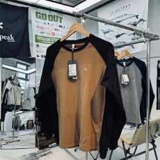 2025年秋冬季新款卫衣弹力舒适亲肤美式撞色拼接运动休闲青春百搭