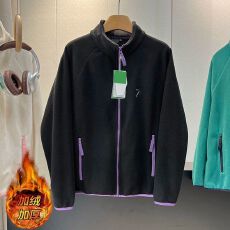 原版现货 摇粒绒加绒加厚男士夹克外套下摆袖口螺口设计内里加绒