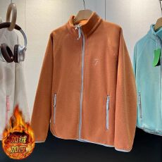 原版现货 摇粒绒加绒加厚男士夹克外套下摆袖口螺口设计内里加绒