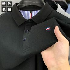 批发【原版特价】珠地棉POLO衫跨境外贸专供原版质量后背贴布胸口刺绣