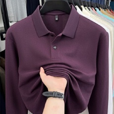 原版特价珠地棉POLO衫跨境外贸专供原版质量高档纯色简约大气上衣