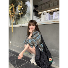 批发潮牌双色磨毛格子<b class='q'>衬衫</b>男女秋季复古美式宽松长袖<b class='q'>衬衣</b><b class='q'>情侣</b><b class='q'>外套</b>