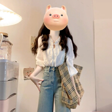 批发<b class='q'>白色</b>v领系带<b class='q'>衬衫女</b>2025新款法式衬衣独特漂亮长袖设计感小众上衣