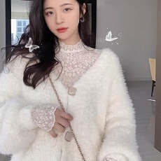 批发加绒蕾丝打底衫女2026新款<b class='q'>秋</b>冬洋气内搭配毛衣高端半高领网纱上衣