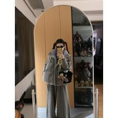 马甲背心棉服套装女2025新款马夹+针织套装