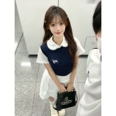 批发三件套装韩系气质休闲运动服套装夏季2026新款衬衫短袖背心半身裙