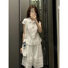 批发夏季运动服套装女休闲韩版学宽松显瘦短袖短裙两件套