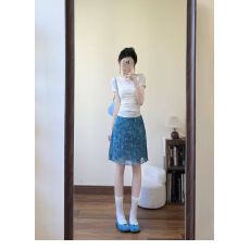 批发休闲<b class='q'>运动服</b>套装女夏季学生短袖裙子两件套