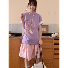 批发休闲<b class='q'>运动服</b>套装女夏季短袖短裙两件套