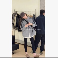 批发2025秋冬新款韩系休闲宽松简约气质卫衣<b class='q'>外套</b><b class='q'>女装</b>时尚百搭高级上衣