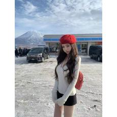 批发你的懒懒llan【冬日bi囤！】美丽诺全羊毛百搭精致舒适打底衫女新