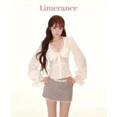 批发智感伊甸园 纯欲假两件<b class='q'>蕾丝</b>天丝拼接衬衫含胸垫波点低腰包臀半裙