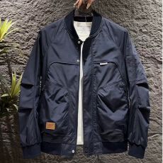 批发<b class='q'>秋</b>季新款潮牌棒球服夹克男士工装男装美式复古修身飞行员外套潮流
