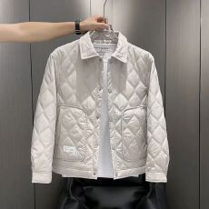 批发美式秋冬新款翻领夹克<b class='q'>外套</b><b class='q'>男士</b><b class='q'>休闲</b>时尚百搭高级感保暖轻薄棉服