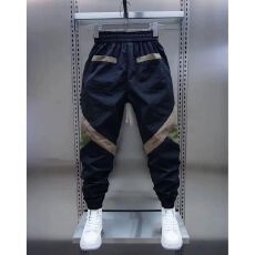 新款裤子男痞帅炸街薄款休闲裤男速干休闲裤潮流宽松运动束脚裤