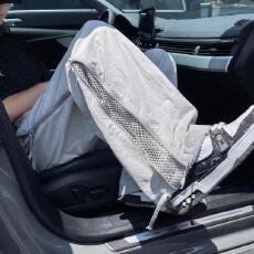 夏季速干纯色户外侧边拉链网眼透气速干运动冲锋直筒vibe休闲长裤