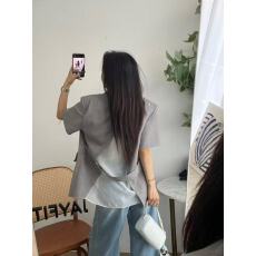 批发现货 <b class='q'>韩国</b>东大门宽松慵懒显瘦设计感百搭短袖西装