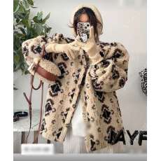 批发有货 <b class='q'>韩国</b>东大门2025秋冬新款羊羔毛宽松夹克<b class='q'>外套</b>女