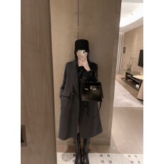 批发双面<b class='q'>羊绒</b><b class='q'>大衣</b><b class='q'>女士</b>长款两件套2025秋季新款羊毛呢子背心马甲外套