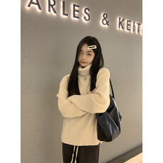 批发实拍实价  温柔慵懒高领纯色内搭外穿加厚毛衣