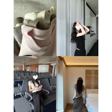 批发百搭自留好版型圆领短袖大弹力微磨毛T恤衫 61525