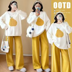 批发-实拍孕妇秋冬毛衣上衣