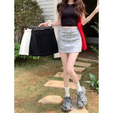 批发夏季短裙休闲运动裤裙抽绳短裙<b class='q'>百搭</b>a字裙显瘦包臀裙半身裙+内里
