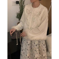 批发新中式国风女新款外穿背心坎肩无袖马甲