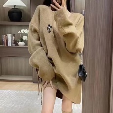 批发秋冬宽松毛衣慵懒风套装女外穿针织毛衫上衣半身裙腿袜三件套