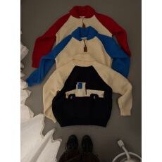 批发韩国<b class='q'>东大门</b><b class='q'>代购</b>2025冬季插肩羊毛手工毛衣外套