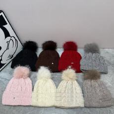 批发毛球针织帽子女秋冬加厚保暖护耳毛线帽新款包头冷帽