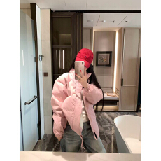 批发立领保暖羽绒服女宽松小个子加厚冬装上衣时尚简约百搭气质外套