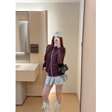 批发FPA运动撞色明线外套 <b class='q'>春</b>秋装高级设计感美式复古拉链休闲情侣长袖