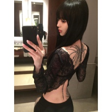 批发Lattitude/杨小鹭 塞浦路斯蝶梦 多种蕾丝拼接美背高弹打底衫