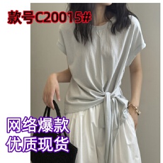 设计感短袖T恤女夏季新款法式宽松高级上衣