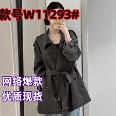 批发原版做法宽松<b class='q'>风衣</b>外套女2026秋冬新款小个子巨好看<b class='q'>韩版</b>高级感短款