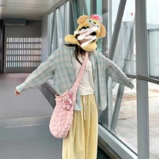 批发美式复古薄款<b class='q'>格子</b>长袖<b class='q'>衬衫</b>外套春秋季设计防晒开衫宽松<b class='q'>衬衣</b>