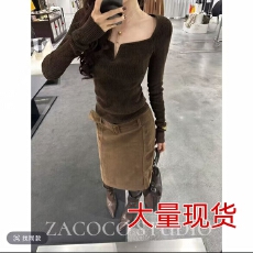 批发2025年<b class='q'>女</b>新款设计感气质百搭上衣