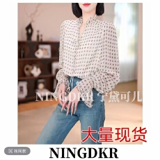 批发2025年女新款设计感气质百搭<b class='q'>上衣</b>