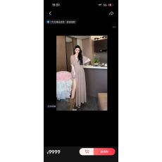 批发夏季法式小资裙<b class='q'>子</b>高级感巨好看轻奢小众不撞款海边度假收腰连衣裙