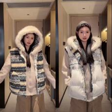 批发AMER 美式复古双面穿工艺拼接设计摇粒绒棉服<b class='q'>外套</b><b class='q'>马甲</b>