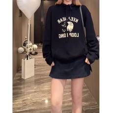 批发休闲印花宽松连帽时尚<b class='q'>百搭</b>套头卫衣女潮流上衣