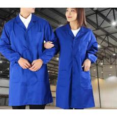 批发大褂食品饲料厂服长款<b class='q'>工作服</b>男女同款长袖防尘服【量大提前报】