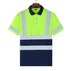 批发反光条速干T恤定制工作服道路间色市政环卫安全防护服(提前报货)