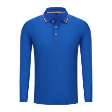 批发<b class='q'>T</b><b class='q'>恤</b><b class='q'>长袖</b>高端翻领POLO衫印字秋季工作服定制logo文化衫(提前报货)