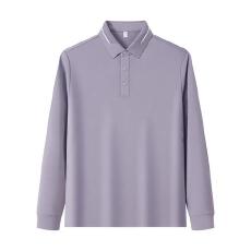 翻领长袖体恤衫定制团体活动工作服POLO衫普宁仓现货提前报V