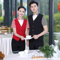 批发可定制logo舒适透气经典时尚大方<b class='q'>工作服</b>假两件<b class='q'>服务员</b>服【定制】