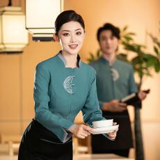 批发可定制logo舒适亲肤透气餐饮奶茶咖啡整洁大方经典时尚美观工作服